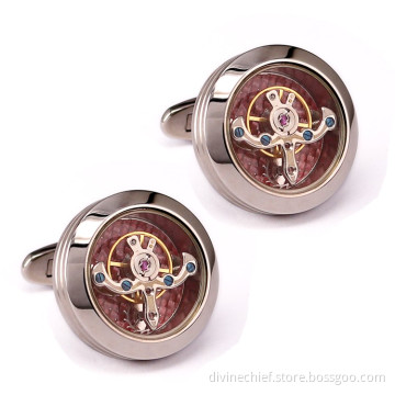 Stainless Steel Cufflinks For Mens Shirt With Custom Logo